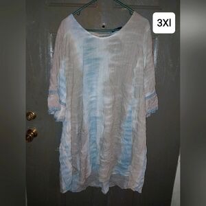 3xl tie dye blouse